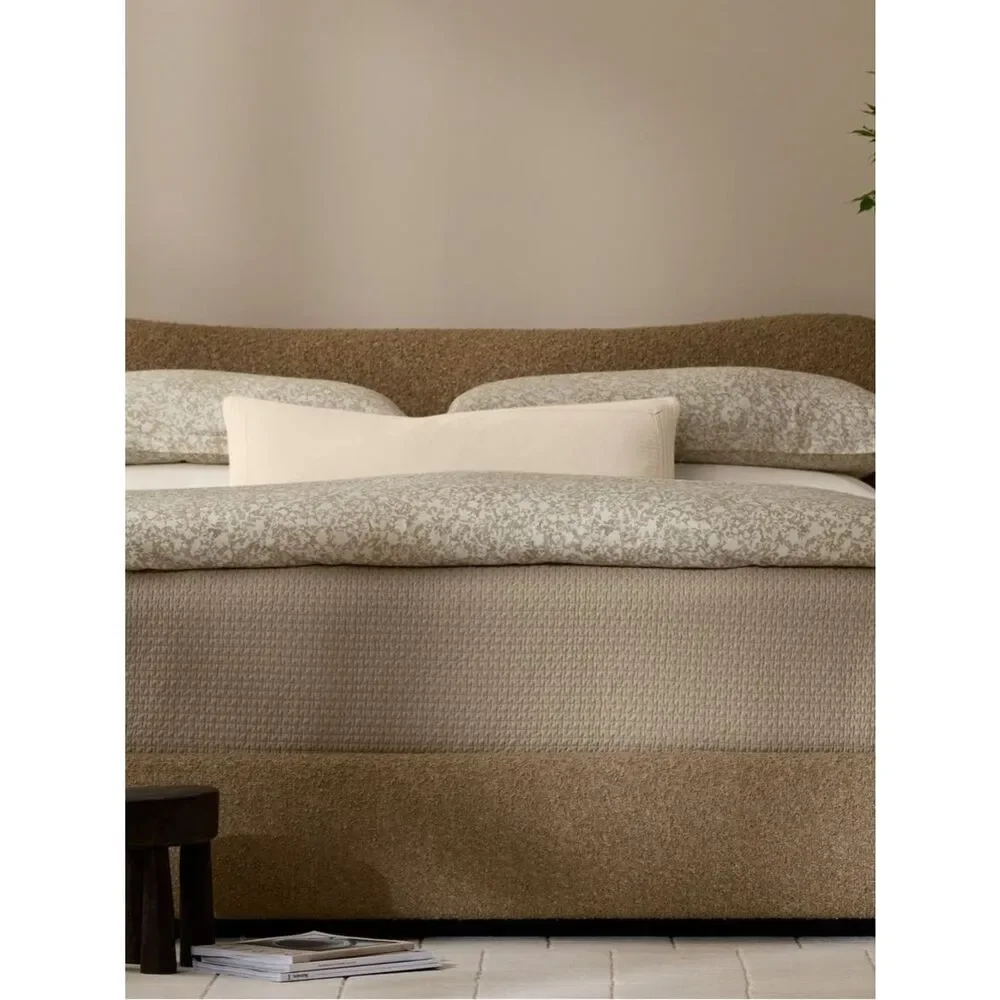 Boll & Branch Signature Garden Print Hemmed Organic Cotton Duvet Cover & Shams